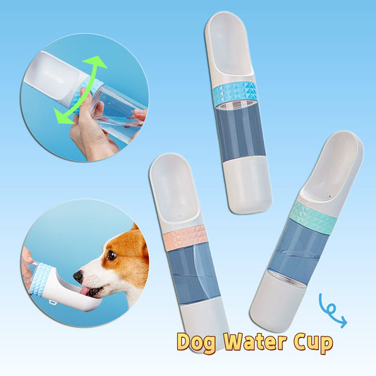 Portable Dog Water Cup - Travel-Friendly Water Dispenser for Pets