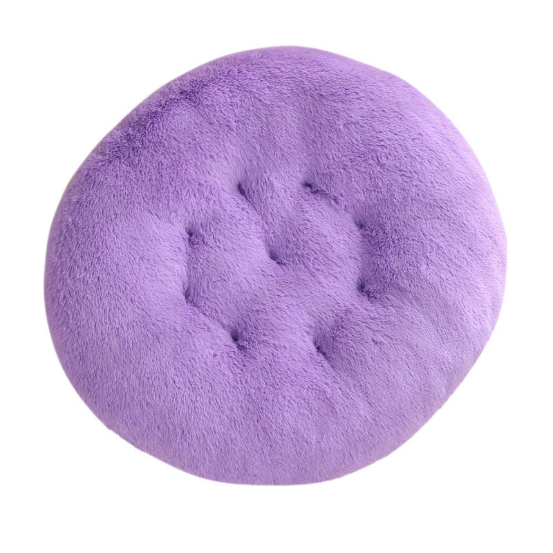 Plush Donut Pet Bed – Round Warm Sleeping Mat