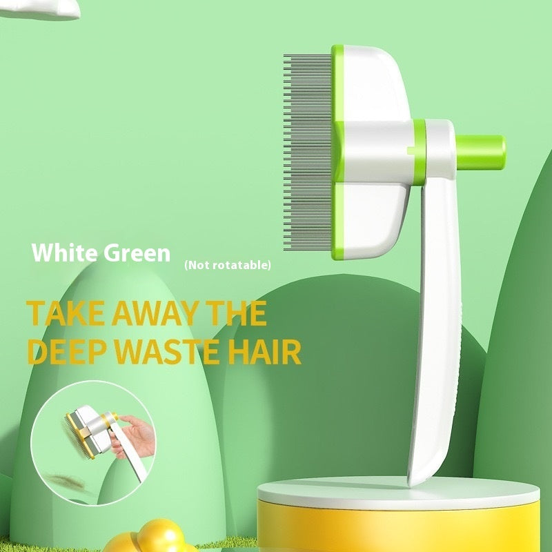 Self-Cleaning Pet Comb for Shedding & Tangles