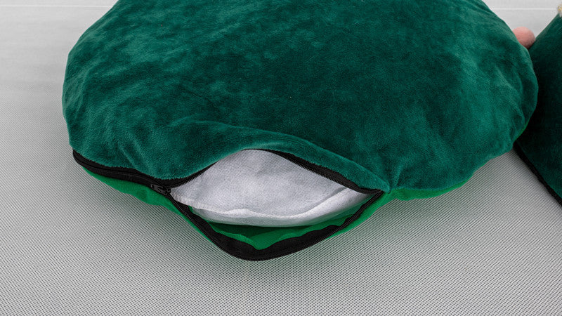 Christmas Tree Cone Cat Cave – Plush Bed in Red or Green