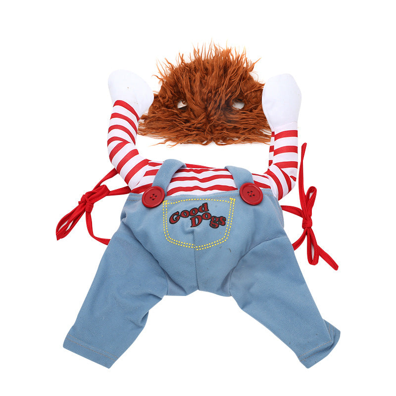 Halloween Riding Costume for Dogs – Horseman or Scary Doll