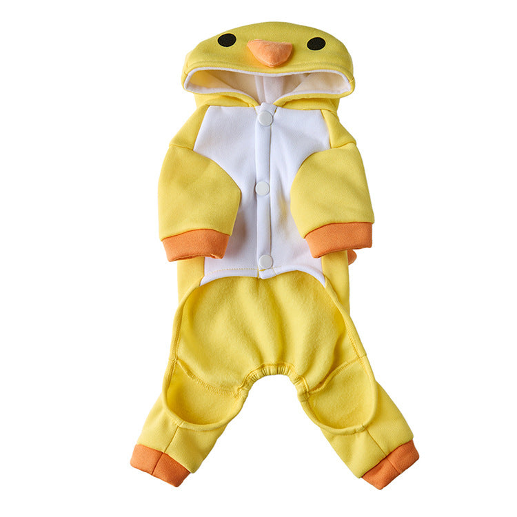 Hooded Animal Jumpsuit for Dogs – Five Halloween Characters
