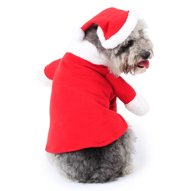 Standing Santa Dog Costume – Christmas Suit with Hat