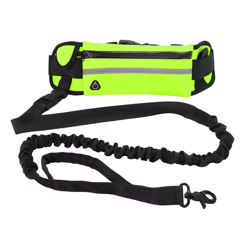 Hands-Free Dog Leash Belt with Bungee