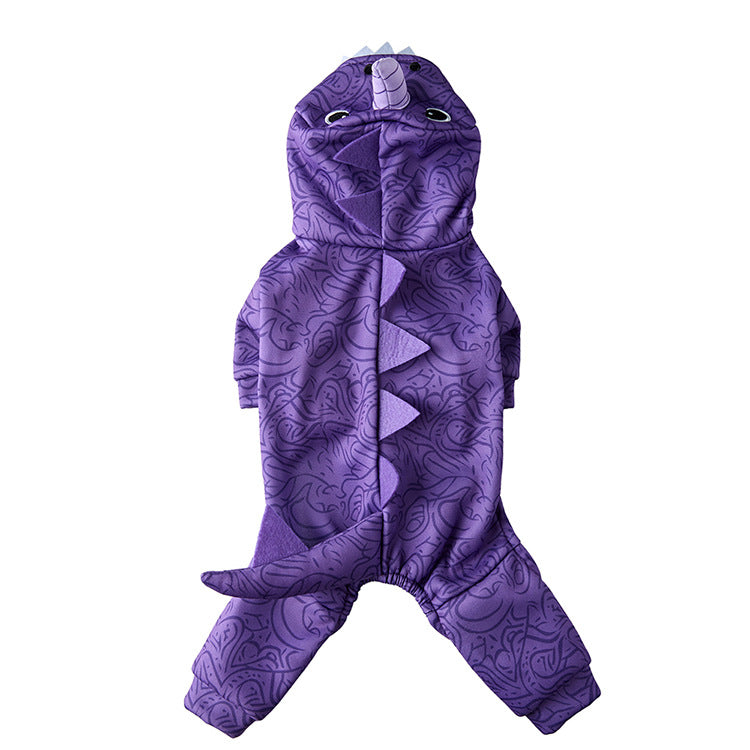Hooded Animal Jumpsuit for Dogs – Five Halloween Characters
