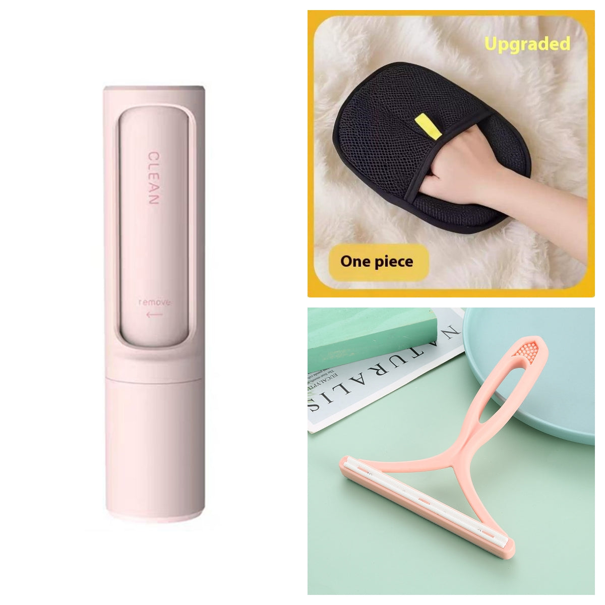 2-in-1 Reusable Pet Hair Remover & Lint Roller