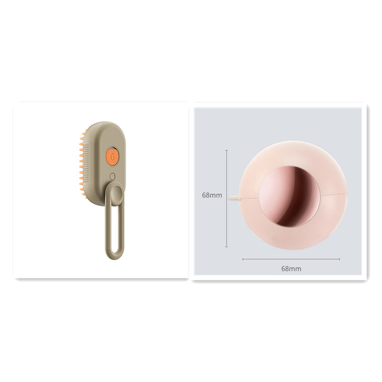 Steamy Cat & Dog Brush 3-in-1 – Electric Spray Comb
