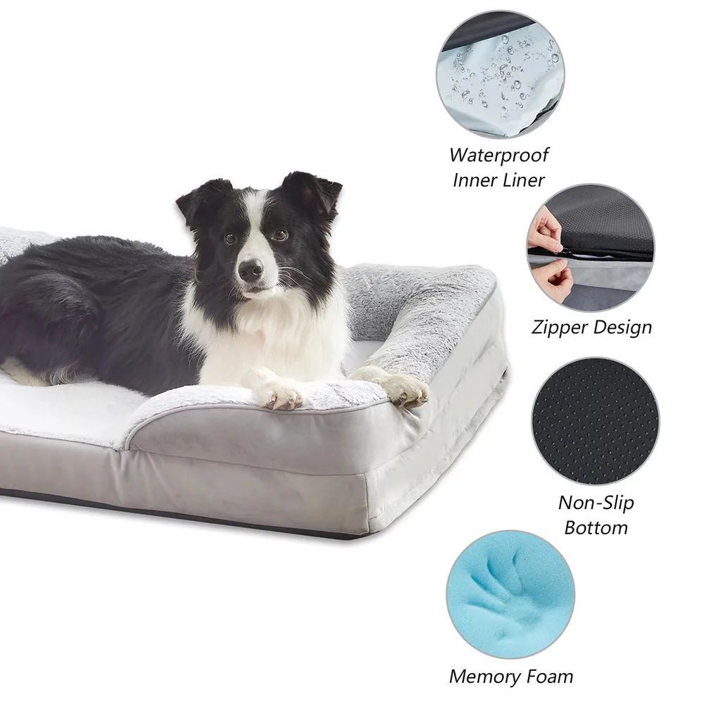 Waterproof Dog Sofa Bed – Large, for Dogs & Cats