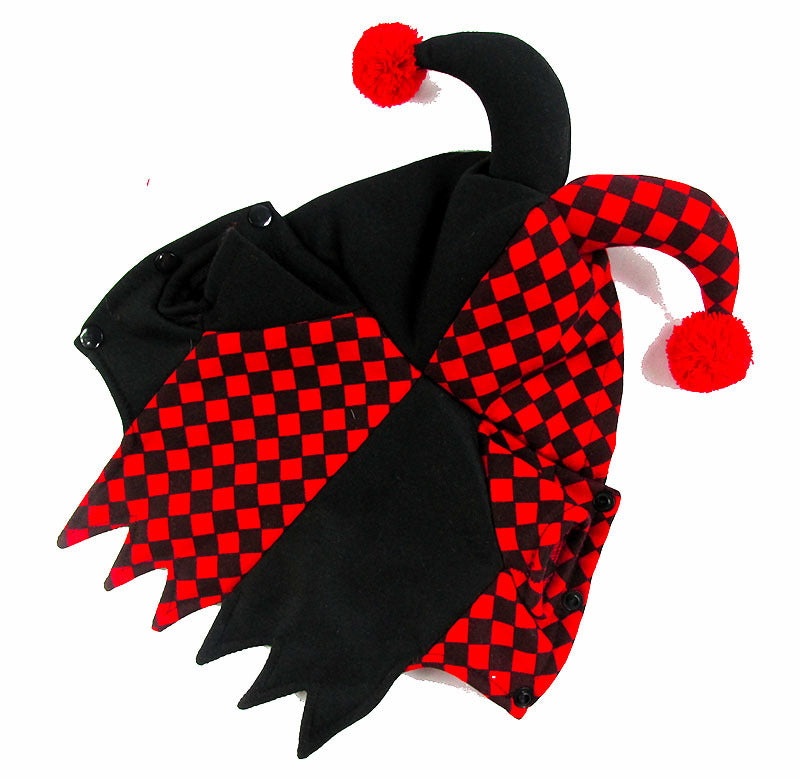 Clown Pet Costume – Funny Halloween Outfit for Dogs & Cats