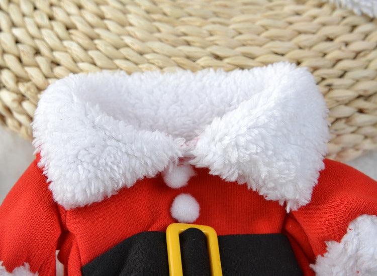 Standing Santa Dog Costume – Christmas Suit with Hat