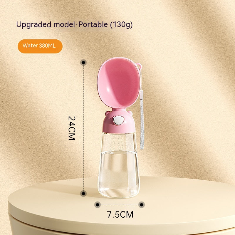 Portable Dog Water Bottle and Food Container - Outdoor Travel Feeder Bowl and Water Dispenser for Pets