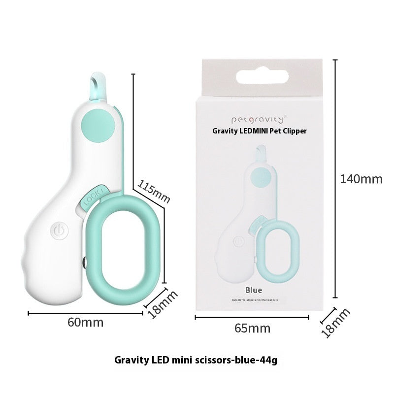 LED Pet Nail Scissors for Cats & Dogs