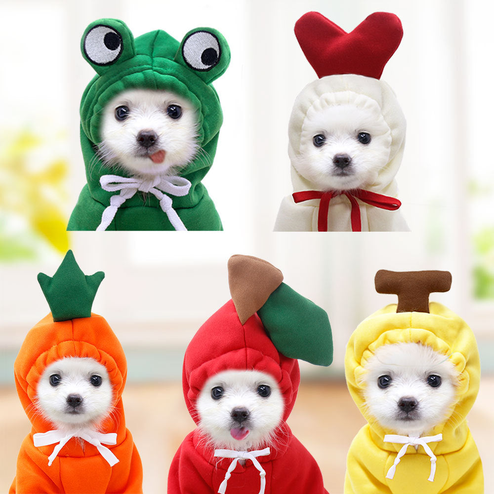 Cute Fruit Hoodie for Small Dogs & Cats
