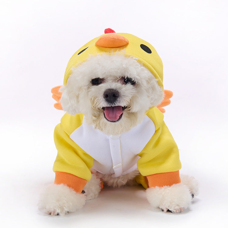 Hooded Animal Jumpsuit for Dogs – Five Halloween Characters