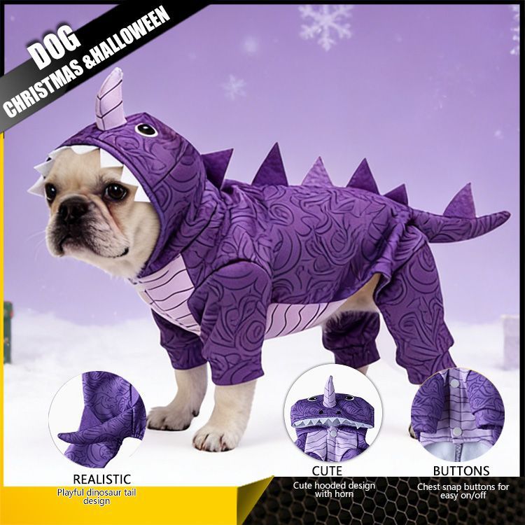 Hooded Animal Jumpsuit for Dogs – Five Halloween Characters
