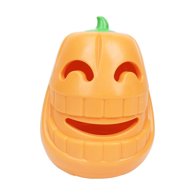 Pumpkin Treat-Dispensing Dog Toy – Slow Feeder Chew