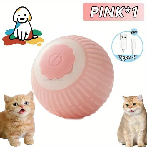 Smart Interactive Ball for Cats & Dogs (Rechargeable)