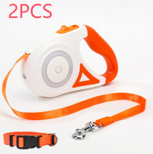 Retractable Dog Leash with Spotlight