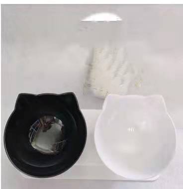 Raised Cat Double Bowl – Neck-Friendly Feeder