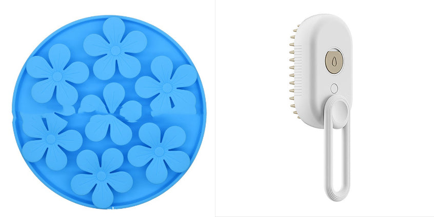 Steamy Cat & Dog Brush 3-in-1 – Electric Spray Comb
