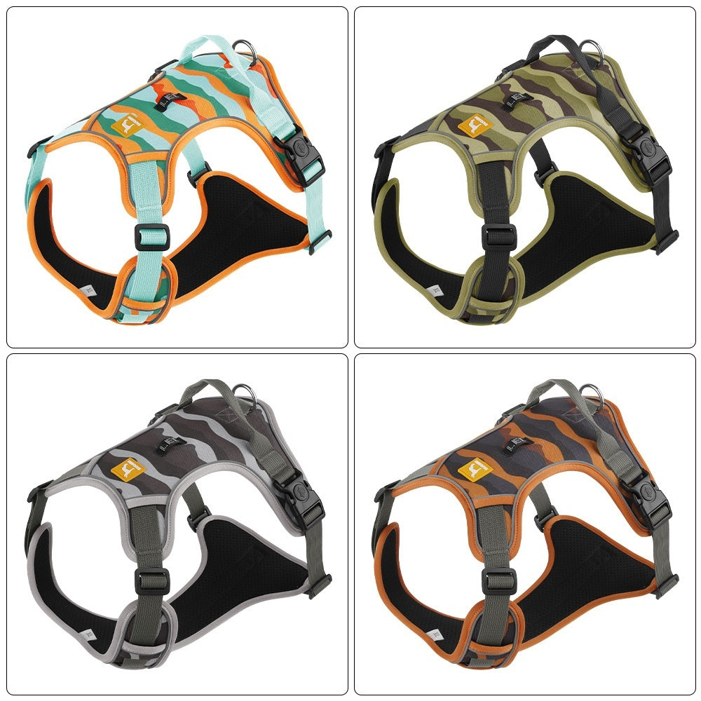 Reflective Dog Harness Leash with Handle