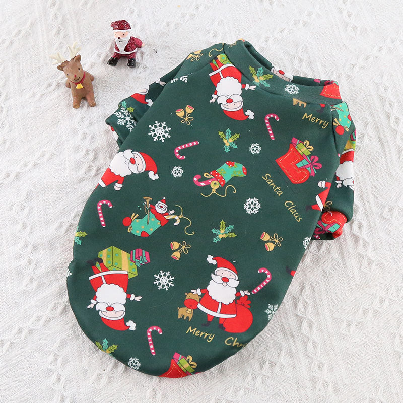Christmas Pet Hoodie – Santa & Reindeer Costumes