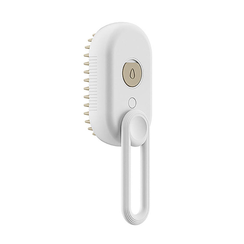 Steamy Cat & Dog Brush 3-in-1 – Electric Spray Comb