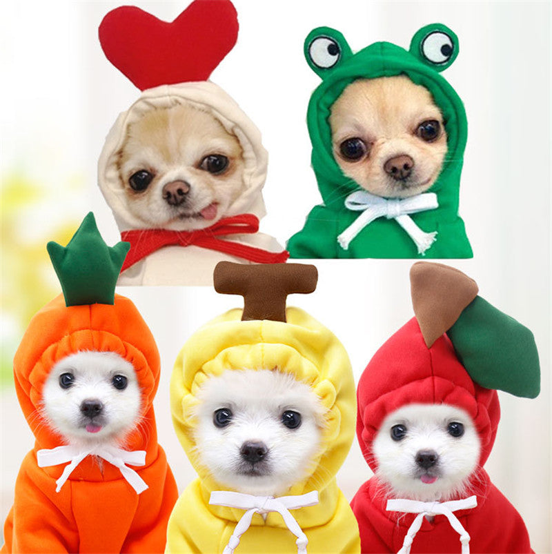 Cute Fruit Hoodie for Small Dogs & Cats