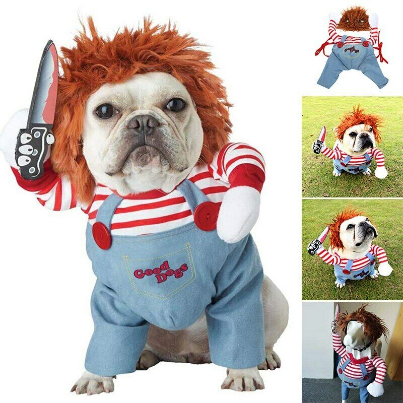 Halloween Riding Costume for Dogs – Horseman or Scary Doll