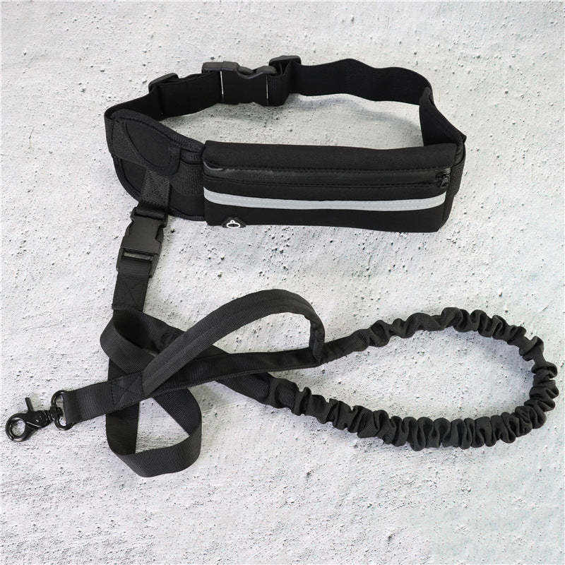 Hands-Free Dog Leash Belt with Bungee