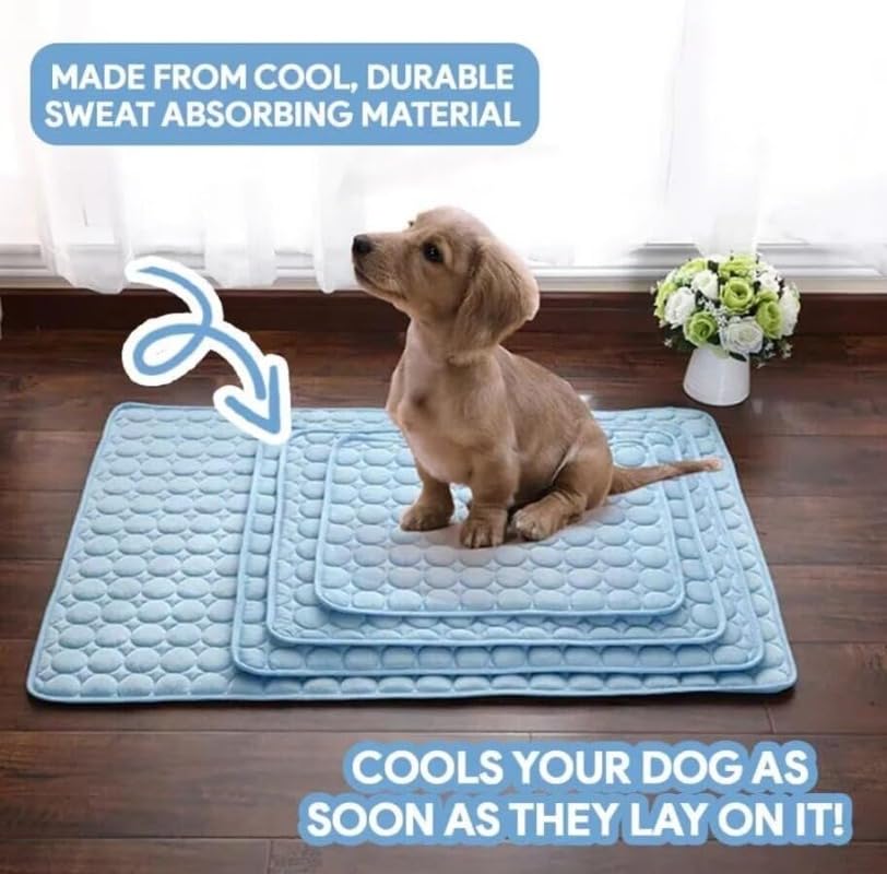 Cooling Ice-Silk Pet Mat for Summer