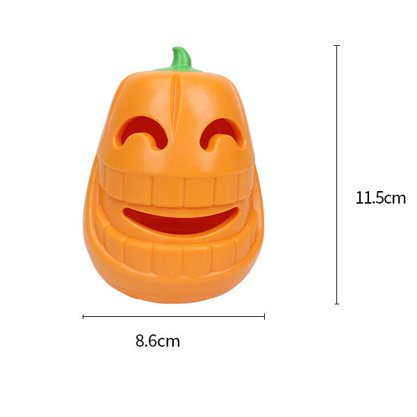 Pumpkin Treat-Dispensing Dog Toy – Slow Feeder Chew