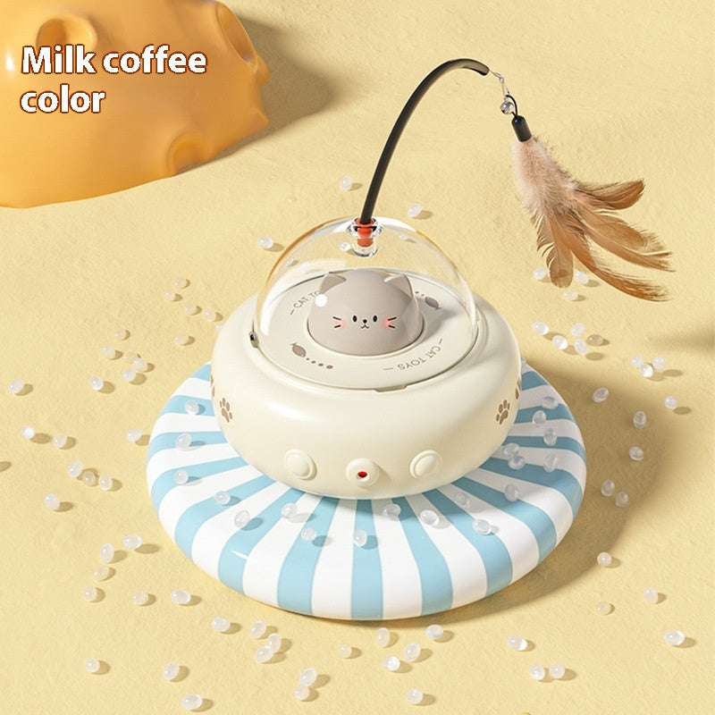 Smart UFO Cat Teaser – Interactive Electric Cat Toy