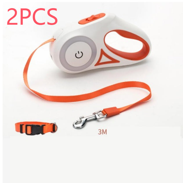 Retractable Dog Leash with Spotlight