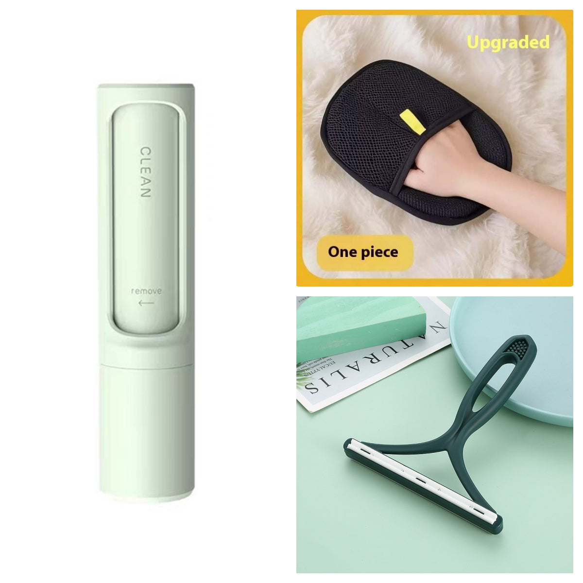2-in-1 Reusable Pet Hair Remover & Lint Roller
