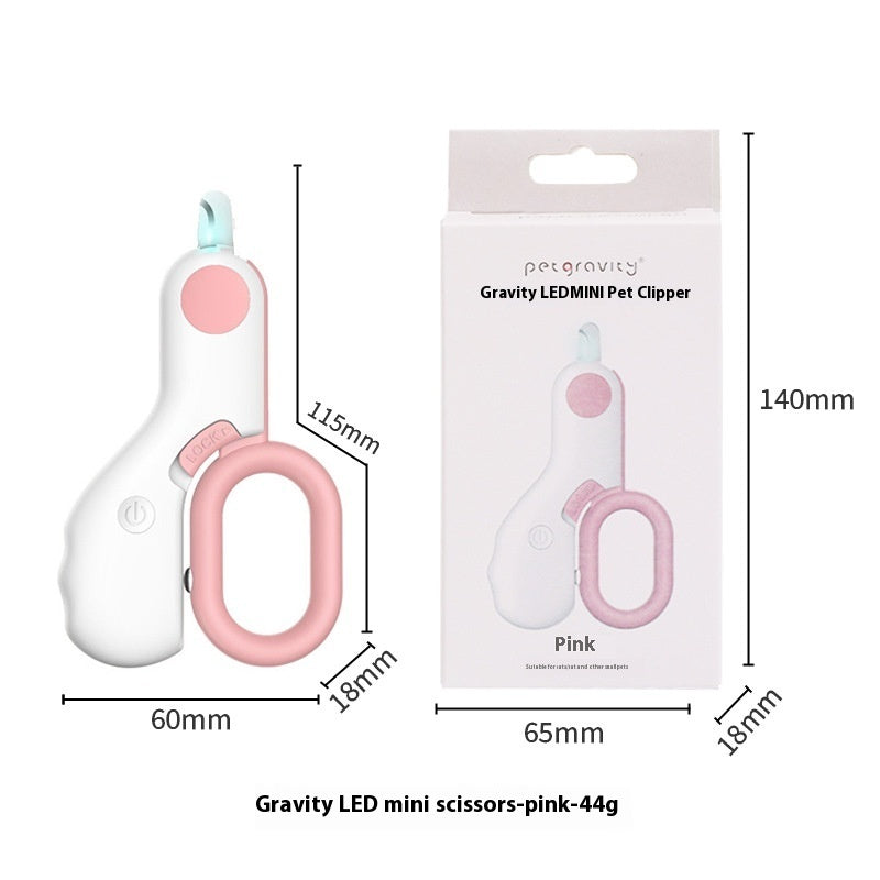 LED Pet Nail Scissors for Cats & Dogs