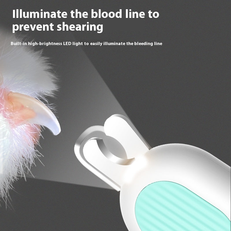 LED Pet Nail Scissors for Cats & Dogs
