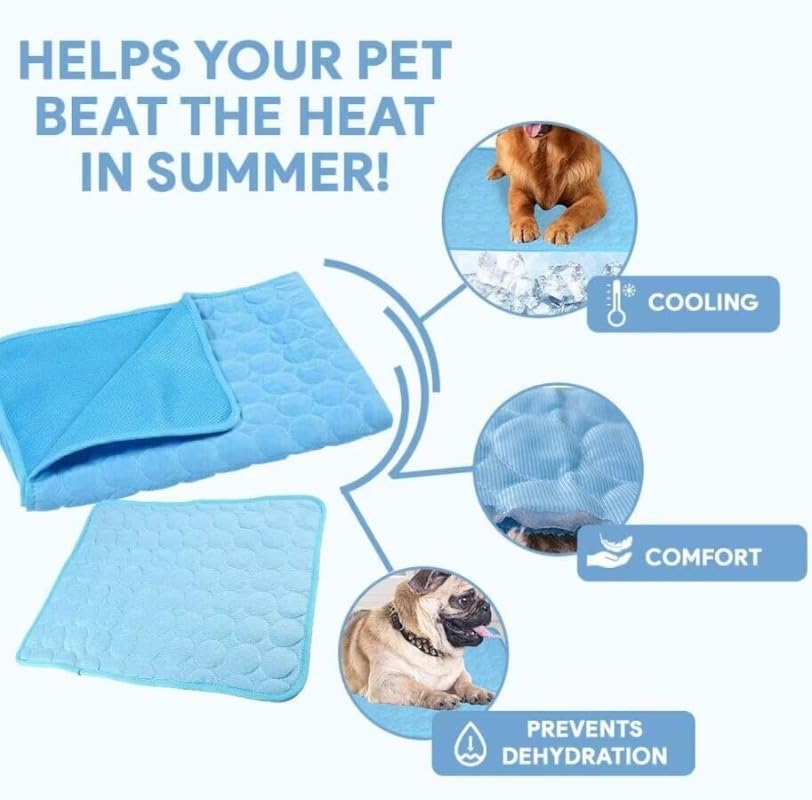 Cooling Ice-Silk Pet Mat for Summer