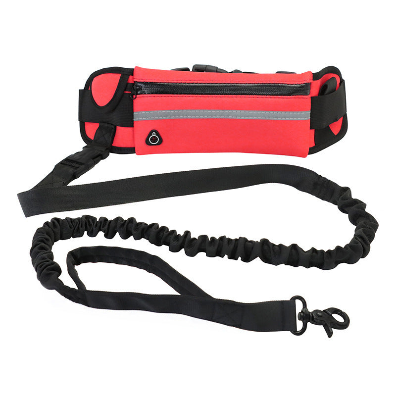 Hands-Free Dog Leash Belt with Bungee
