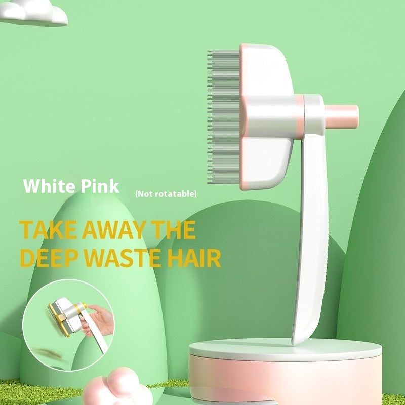 Self-Cleaning Pet Comb for Shedding & Tangles