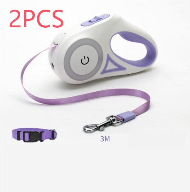 Retractable Dog Leash with Spotlight