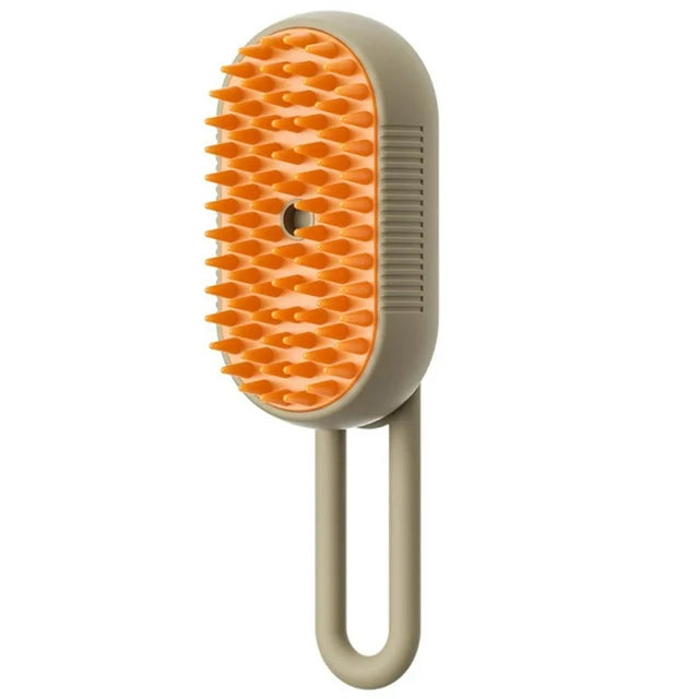 Steamy Cat & Dog Brush 3-in-1 – Electric Spray Comb