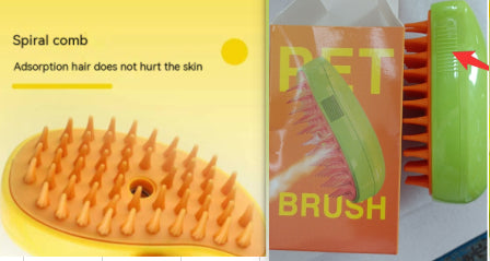 3-in-1 Cat Steam Brush
